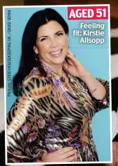  ?? ?? AGED 51 Feeling fit: Kirstie Allsopp