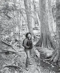  ?? Courtesy photo ?? Community outdoors advocate Jeanette Honermann explores Government Canyon State Natural Area.