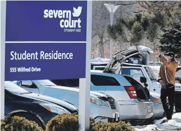  ?? CLIFFORD SKARSTEDT EXAMINER ?? Fleming College president Maureen Adamson says the college is setting up tribunal hearings in relation to parties and a COVID-19 outbreak at Severn Court student residence.