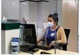  ?? CONTRIBUTE­D ?? Miami Valley Hospital installed face shields at all patient registrati­on and visitor areas throughout the facility to help protect against COVID-19.
