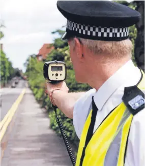  ??  ?? After targeting speeding, police are now set to focus on seatbelts.