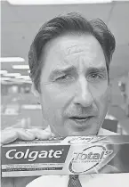  ?? COLGATE TOTAL ?? Colgate will advertise its flagship toothpaste brand in the Super Bowl for the first time. Actor Luke Wilson stars in the 30-second spot.