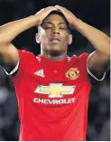  ??  ?? United’s Anthony Martial