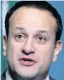  ??  ?? CONSENT Leo Varadkar