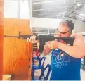  ?? Photos / Stephen Parker, Supplied ?? Shane Jones was carpeted by the PM for messing around with a gun banned in New Zealand.