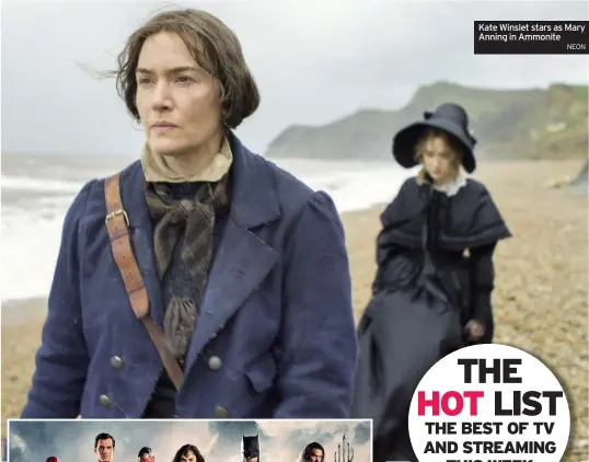  ?? NEON ?? Kate Winslet stars as Mary Anning in Ammonite