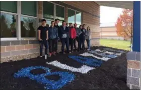  ?? SUBMITTED PHOTO ?? The students involved were, left to right, Jaydon Leisure, Erin Goudie, Taran Hartwell, Jayce Leisure, Julianna Michaels, Caitlyn Koch, Alyssa Wentzel, John Demers, Zoe Sweet, Ciennali Gonzalez and, missing from photo, Austin Harris.