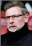  ??  ?? Tynecastle boss Craig Levein