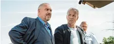  ?? Fotos: WDR, Th. Kost, dpa ?? In der „Tatort“Folge vom Sonntag kommt es zum Streit zwischen Freddy Schenk (Dietmar Bär) und Max Ballauf (Klaus J. Behrendt, rechts).