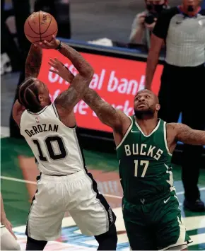  ?? JEFF HANISCH / USA TODAY ?? New Milwaukee Bucks forward P.J. Tucker provides top-level defense across multiple positions.