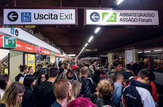  ?? (Ansa) ?? Disagi Le banchine del metrò a Cadorna prese d’assalto prima dello sciopero del 27 settembre
Il programma delle agitazioni