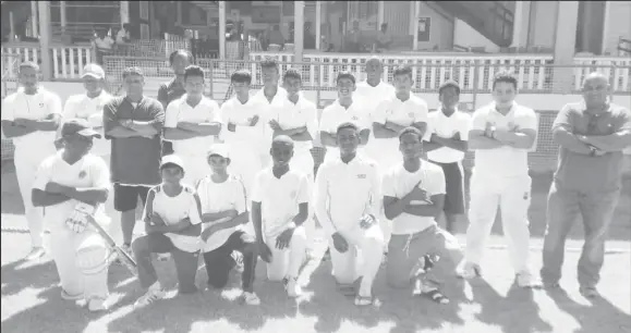  ??  ?? The victorious GCC Under-19 side