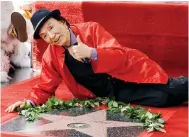  ?? Photo: Getty Images ?? James Hong at his Walk of Fame star ceremony.