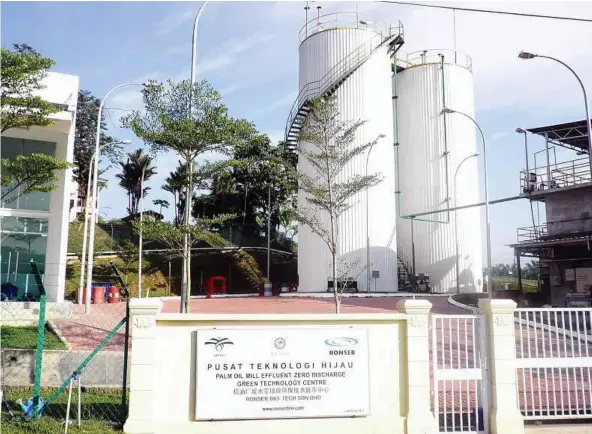  ??  ?? Pilot project: Ronser Bio-tech’s Zero Discharge POME treatment technology is given a robust trial in this pilot plant in Labu, Negri Sembilan.