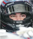  ?? THE ASSOCIATED PRESS ?? Williams driver Lance Stroll