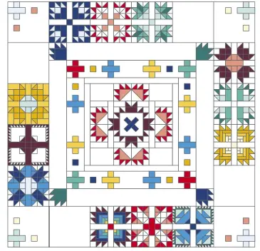  ??  ?? Quilt Layout Diagram