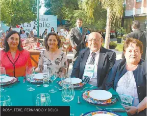  ??  ?? ROSY, TERE, FERNANDO Y DELCI