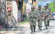  ?? REUTERS ?? Sri Lanka's Special Task Force soldiers in Digana.