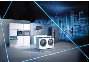  ?? FOTO: SIEMENS HAUSGERÄTE/OBS ?? Eine vernetzte Welt, in der Küchengera­te sich selbst bedienen – das könnte die Zukunft sein.