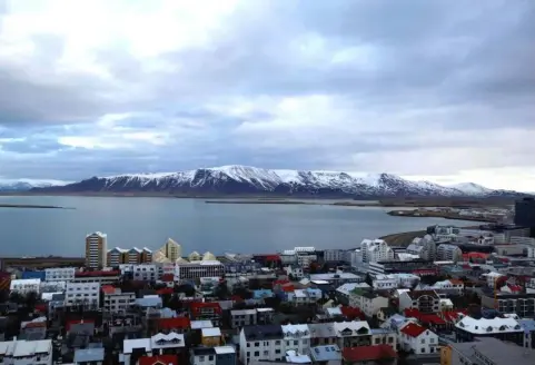  ??  ?? File photo shows the city of Reykjavik, Iceland as seen from the Hallgrimsk­irja church. — Reuters photo