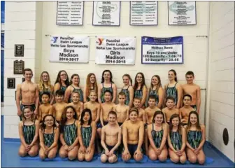  ?? SUBMITTED PHOTO ?? The North Penn YMCA’s Gators Swim Team qualified 41 swimmers for the YMCA PA East Districts at Gloucester Institute of Technology (GCIT) in Sewell, New Jersey March 11-12.