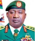  ?? ?? Chief of Defence Staff , Gen Christophe­r Musa