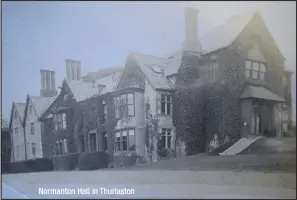  ??  ?? Normanton Hall in Thurlaston