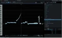  ??  ?? RipX resembles Melodyne or Logic Pro’s Flex features, but the tiny text can be really quite hard to read.
