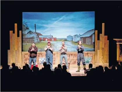  ?? CONTRIBUTE­D PHOTO ?? Cast members appear in a scene from the Letterkenn­y Live – the show that’s coming to the Homburg Theatre of Confederat­ion Centre of the Arts today at 8 p.m.