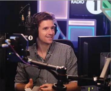  ?? Picture: Mark ALLAN/BBC/PA ?? Greg James’s Radio 1 breakfast show had an average weekly audience of 4.1 million listeners