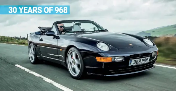  ??  ?? Above The 968's arrival brought forward Porsche's own flavour of variable valve timing technology, which informs the manufactur­er's car production today