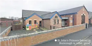  ?? St John’s Primary School in Burscough is rated ‘good’ ??