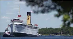  ?? RICK MADONIK/TORONTO STAR ?? Skyline has plans to build a waterfront community near Port McNicholl, Ont., that will be centred on the rare Edwardian steamer SS Keewatin.