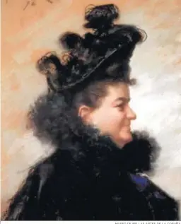  ?? MUSEO DE BELLAS ARTES DE LA CORUÑA. ?? En 1896 el pintor Joaquín Vaamonde Cornide retrató así a Pardo Bazán.