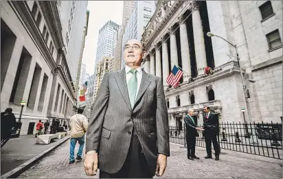  ?? Foto Europa Press ?? Imagen de archivo de Ignacio Sánchez Galán, presidente de Iberdrola, en Wall Street.