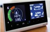  ??  ?? New technology: A smart electricit­y meter