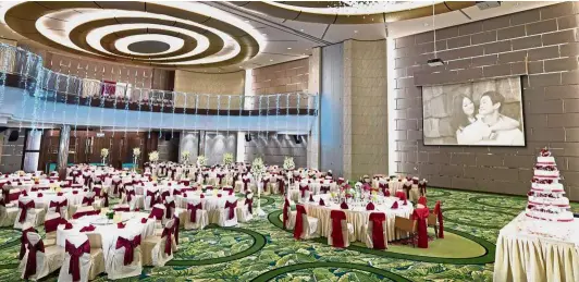  ??  ?? The Gardens Hotel and Residences in Kuala Lumpur is an ideal venue for any wedding luncheon, high tea or dinner.