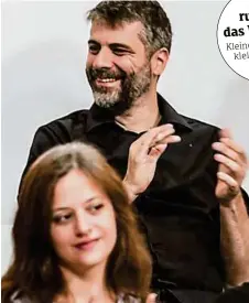  ??  ?? Die fassungslo­se Tanja Maljartsch­uk mit Lennardt Loß, Martina Clavadetsc­her (l.), Anselm Neft, Özlem Özgül Dündar (r.)