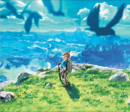  ?? Nintendo ?? “THE LEGEND OF ZELDA: Breath of the Wild” is a sophistica­ted, free-f lowing adventure that can be played on the new Switch.