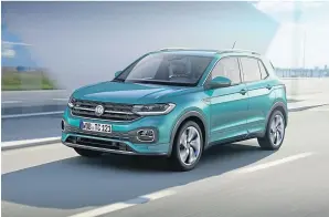  ?? Werk ?? Konkurrenz für den Bestseller? VW bringt 2019 neben dem neuen Golf auch das kompakte SUV T-Cross.