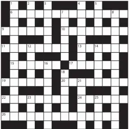  ?? PRIZES of £20 will be awarded to the senders of the first three correct solutions checked. Solutions to: Daily Mail Prize Crossword No. 15,521, PO BOX 3451, Norwich, NR7 7NR. Entries may be submitted by second-class post. Envelopes must be postmarked no l ?? No 15,521