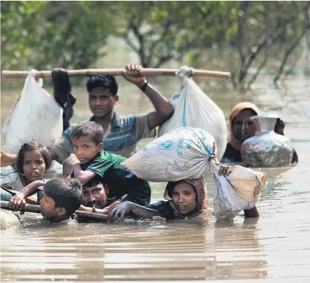  ?? Picture / AP ?? fleeing violence in Burma have entered Bangladesh since August 25.