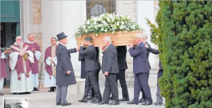  ?? PHOTO / ECHO ?? The funeral for murdered backpacker Grace Millane took place at Brentwood Cathedral in Essex.