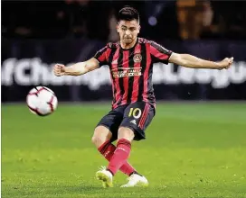  ??  ?? Atlanta United midfielder Gonzalo “Pity” Martinez was called up to the Argentine national team Thursday. He is the only MLS player to receive the call from Argentina.