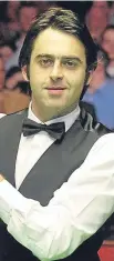  ??  ?? Ronnie O’Sullivan