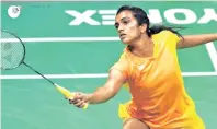  ??  ?? PV Sindhu will return to competitiv­e action early next year