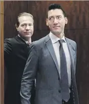  ?? Photograph­s by Pat Sullivan Associated Press ?? DAVID ROBERT DALEIDEN, right, called the privacy charges against him “bogus” and “fake news.”