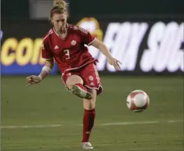  ??  ?? Burlington’s Melanie Booth is among the list of modern players eligible for Canada Soccer Hall of Fame considerat­ion this year.