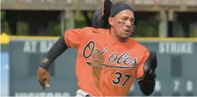  ?? MERTON FERRON/BALTIMORE SUN KARL ?? The Orioles officially released second baseman Jahmai Jones, pictured during spring training, on Saturday, potentiall­y ending the former top 100 prospect’s time with the organizati­on.
