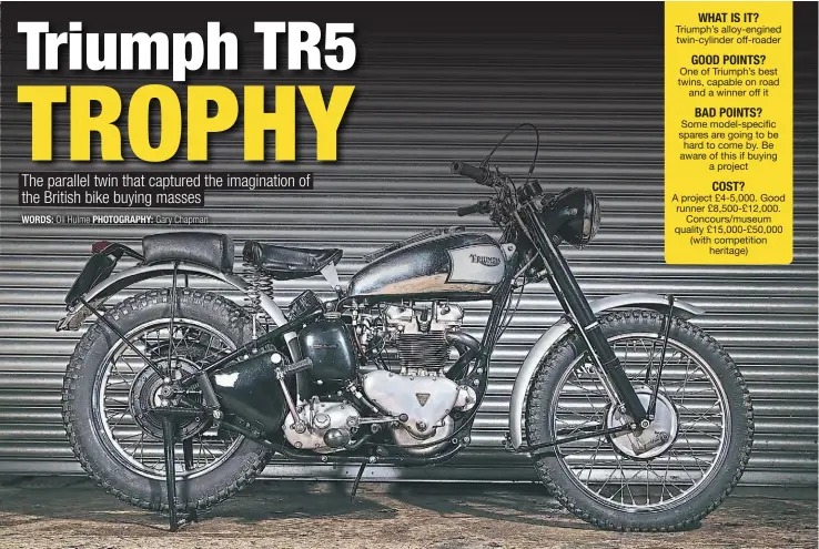  ??  ?? Triumph’s alloy-engined twin-cylinder off-roader
